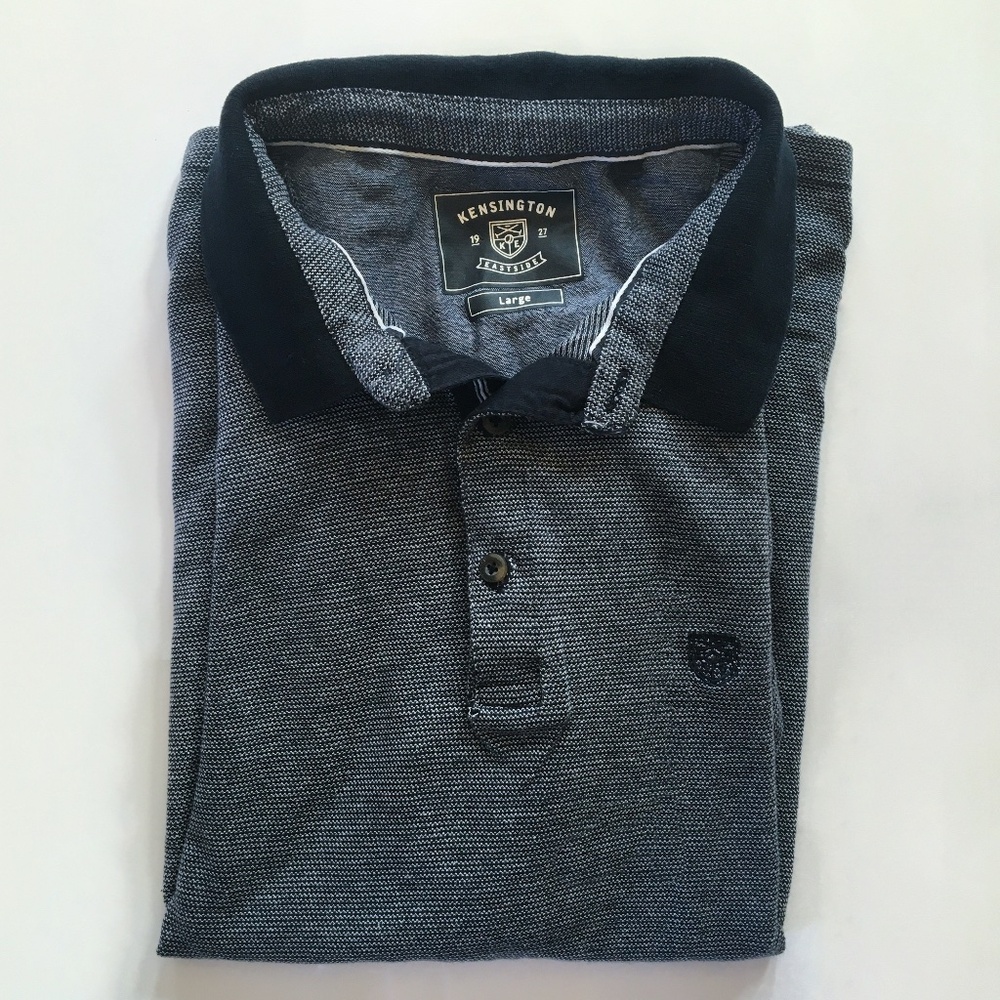 Kensington Eastside Men’s Polo Shirt – Size: L/G – Blue